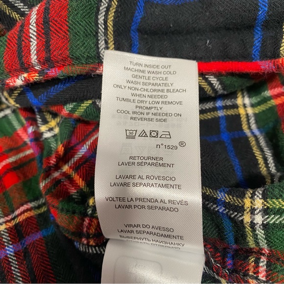 Plaid Pajamas Two Piece Lauren Ralph Lauren - Picture 5 of 10